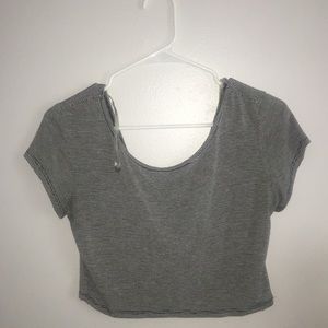 Black and white striped top from Love Culture